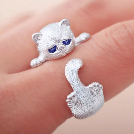Japanese Style Cute Cat Ring Fashion