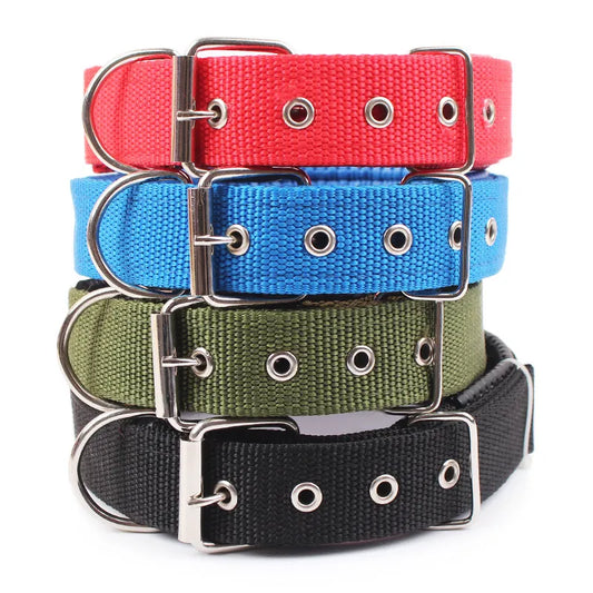 Nylon dog collars for all sizes