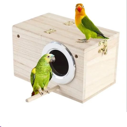 Wooden Bird Breeding Box