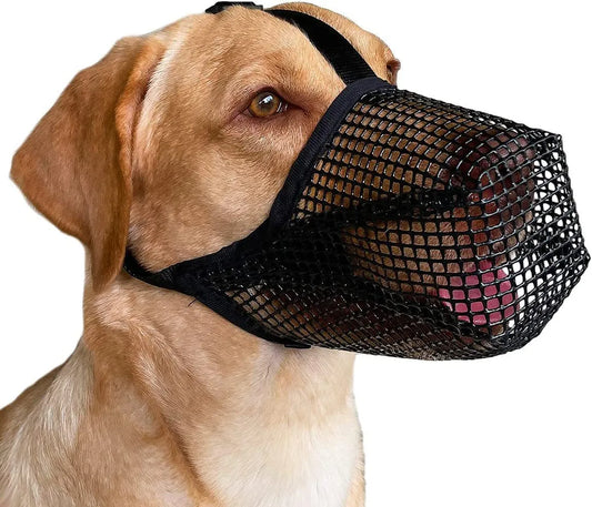 Adjustable Breathable Mesh Dog Muzzle