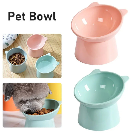 2023 New High-Foot Cat Bowl with 45° Neck Protector
