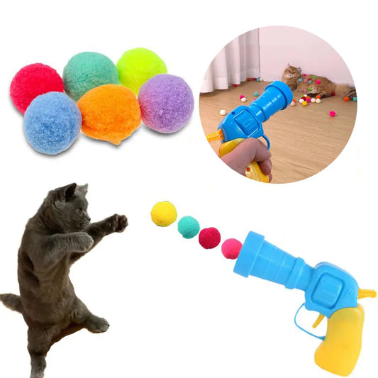 Interactive Cat Toys: Pompom Launch Games