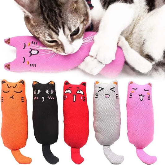 Catnip Plush Toy with Rustling Sound for Cats