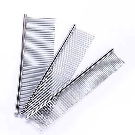 Stainless Steel Pet Dematting Comb for Dogs and Cats