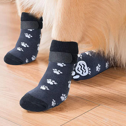 Adjustable Anti-Slip Dog Socks