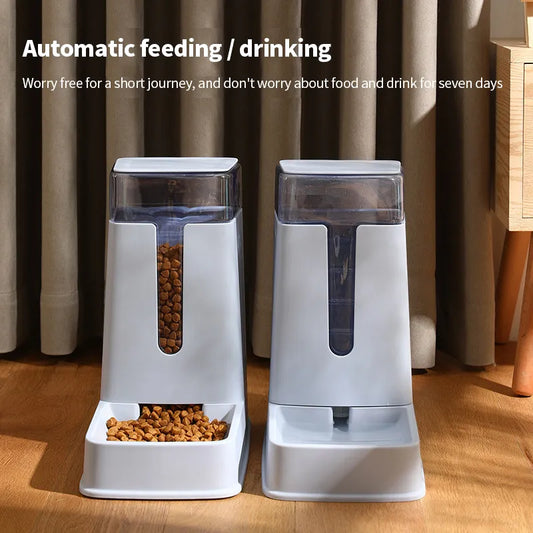 3.5L Automatic Food Dispenser: Large Capacity Pet Feeder