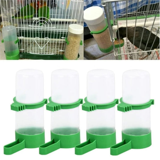 2PCS Bird Feeder - Plastic Automatic Drinker