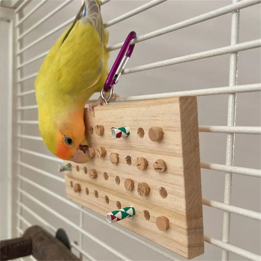Natural Wood Bird Chew Toy