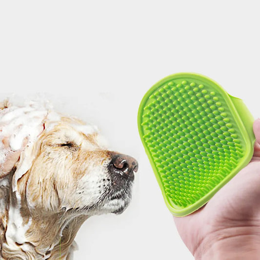 Rubber Grooming Massage Brush for Dogs and Cats