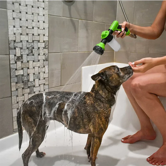 Adjustable Dog Shower Sprayer: High Pressure Nozzle
