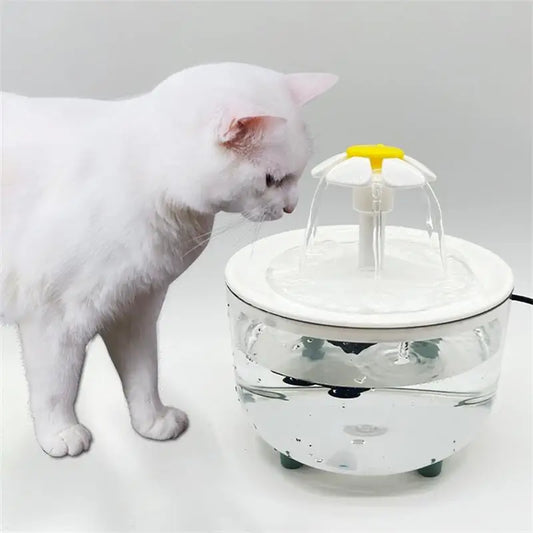 1200ml Automatic Cat Water Fountain with USB Electric Filter