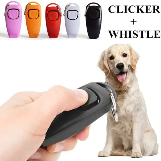 2-in-1 Dog Clicker Training Whistle: Stop Barking