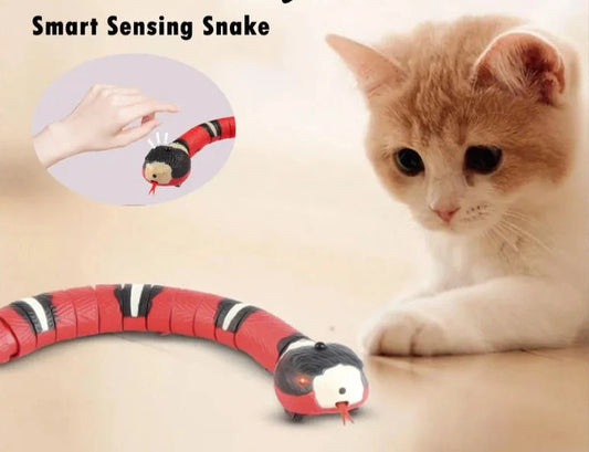 Smart Snake Cat Toy: USB Rechargeable
