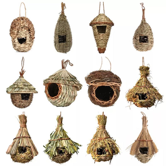Outdoor Decorative Weaved Hanging Bird Cage