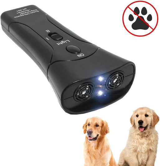 Ultrasonic Anti-Barking Dog Repeller: LED Trainer