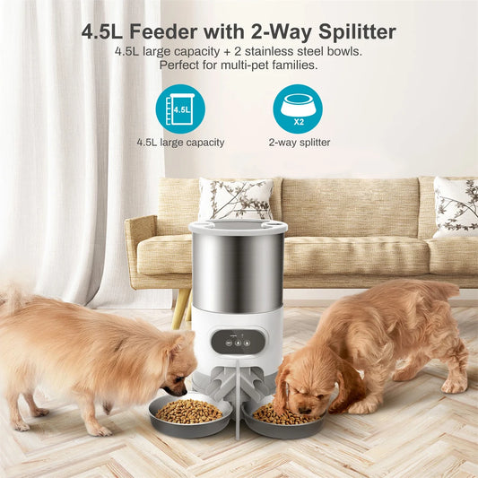 Smart Pet Feeder: App-Controlled Automatic Food Dispenser